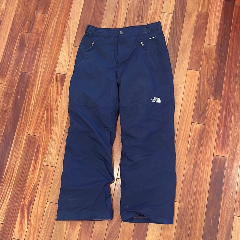 Children’s Large navy snow pants, size large 14, 16